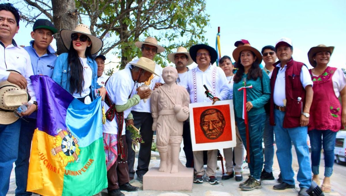 Así se vivió la caminata en honor a Benito Juárez