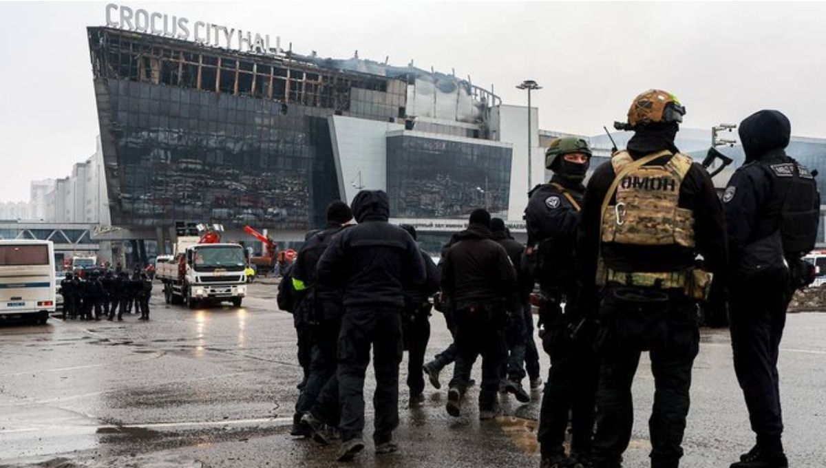 Detienen a 11 Sospechosos tras atentado terrorista en la sala Crocus City Hall de Moscú