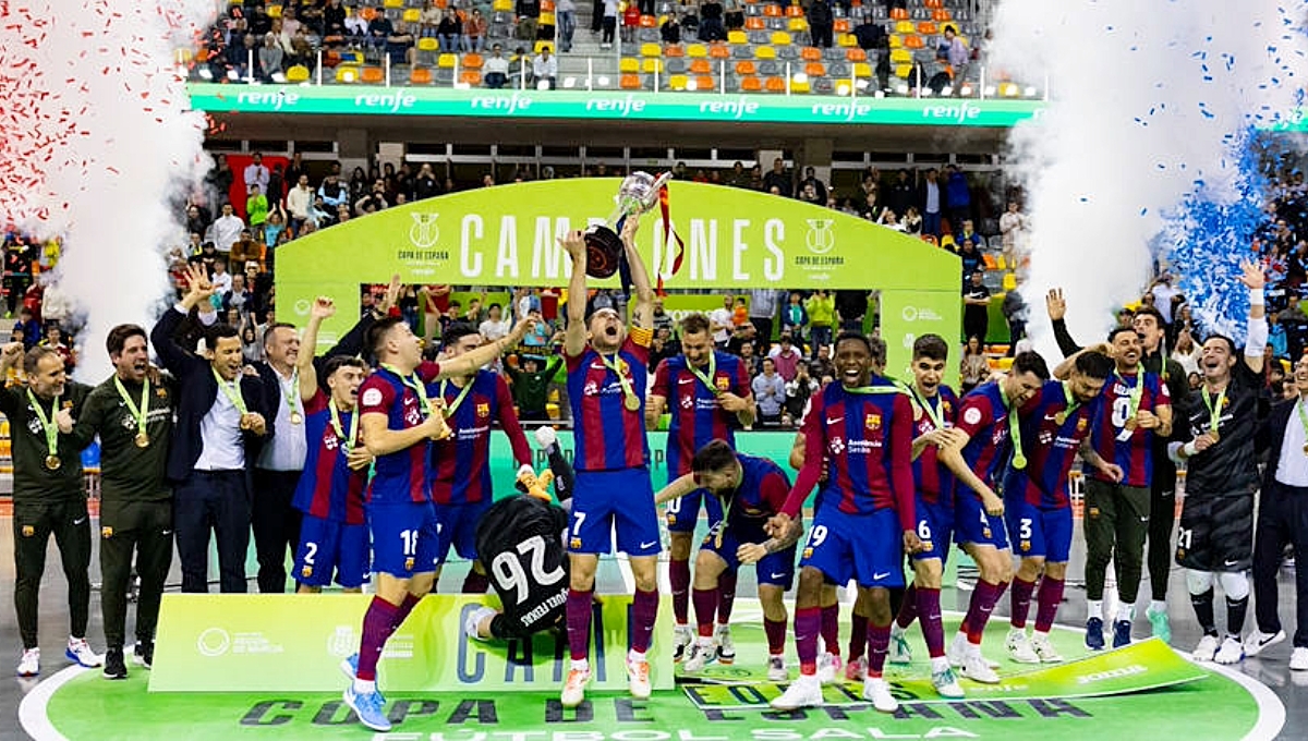Barcelona se lleva la Copa de España de futbol sala tras ganar en tanda de penaltis: Video