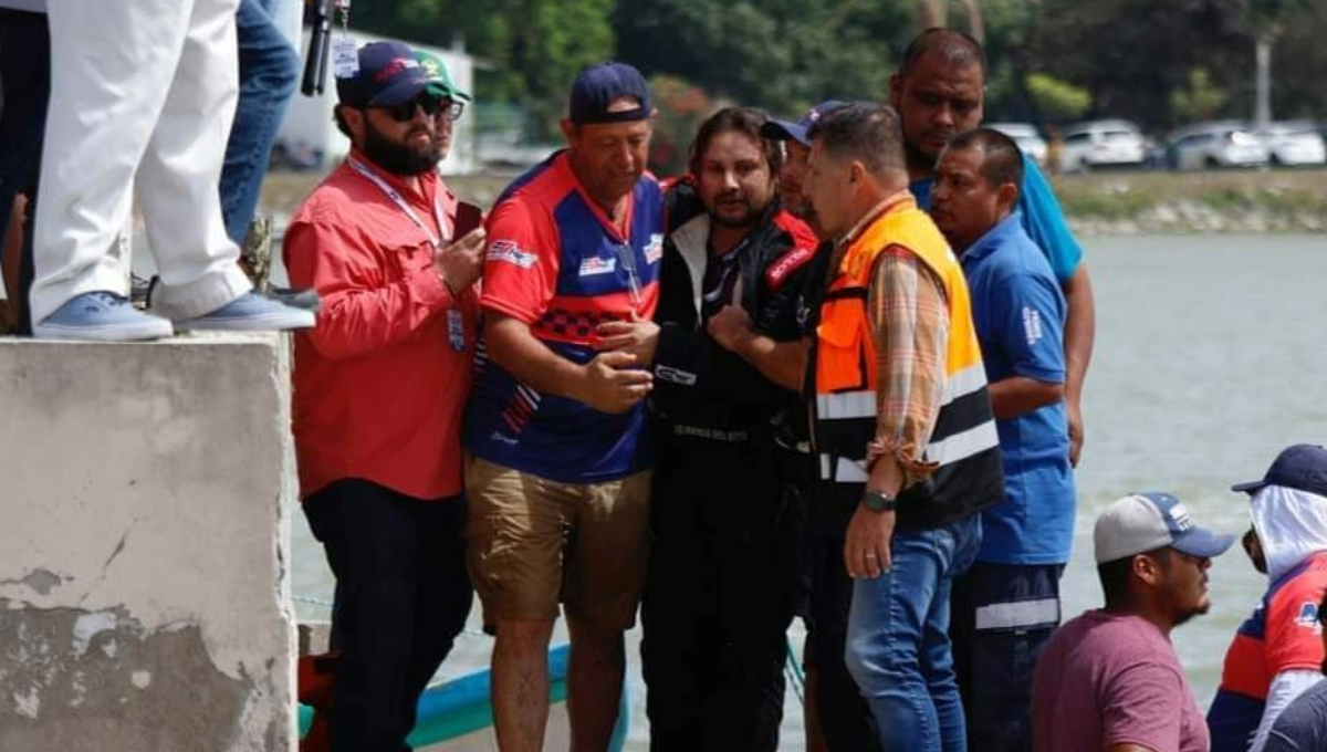 Piloto Fernando Ruiz de Mérida sufre un accidente en la Nauticopa 2024 en Tamaulipas