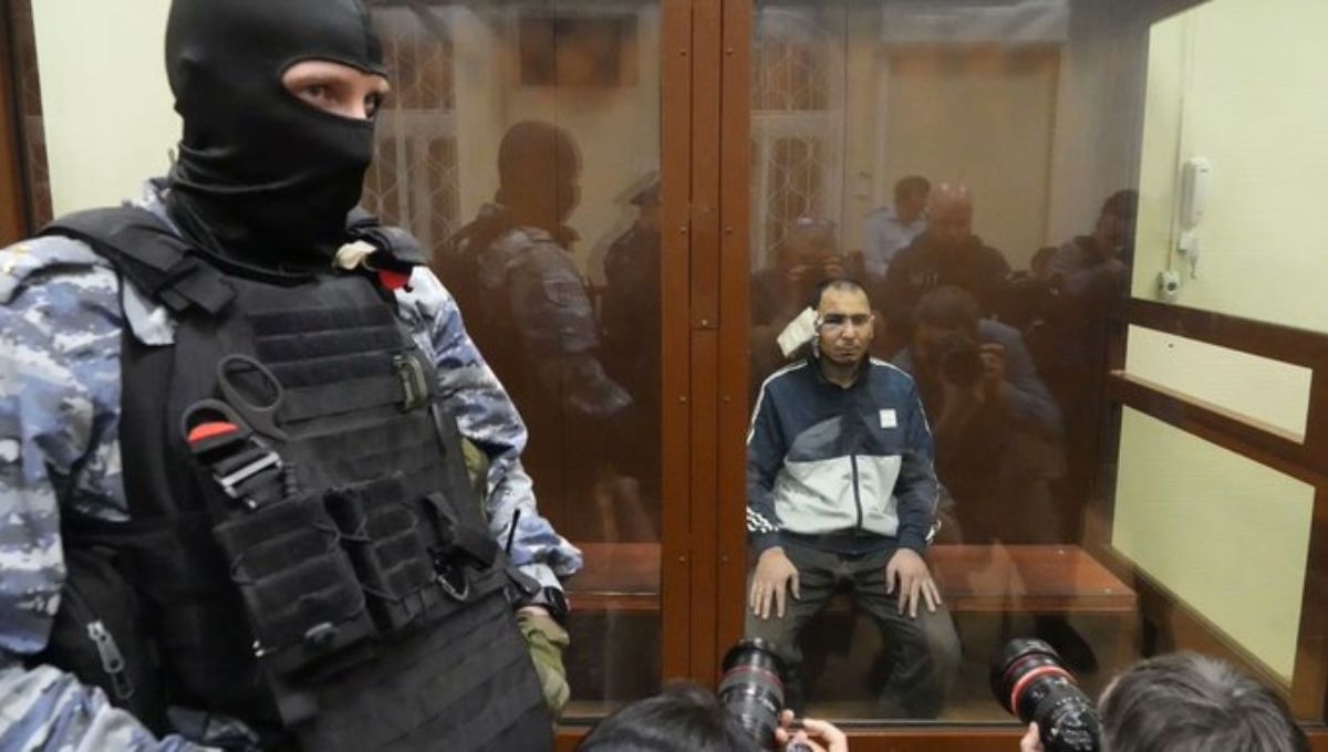 Los cuatro acusados del ataque en la sala de conciertos Crocus City Hall en Rusia, presentan huellas de tortura. Tienen hematomas y heridas claramente visibles
