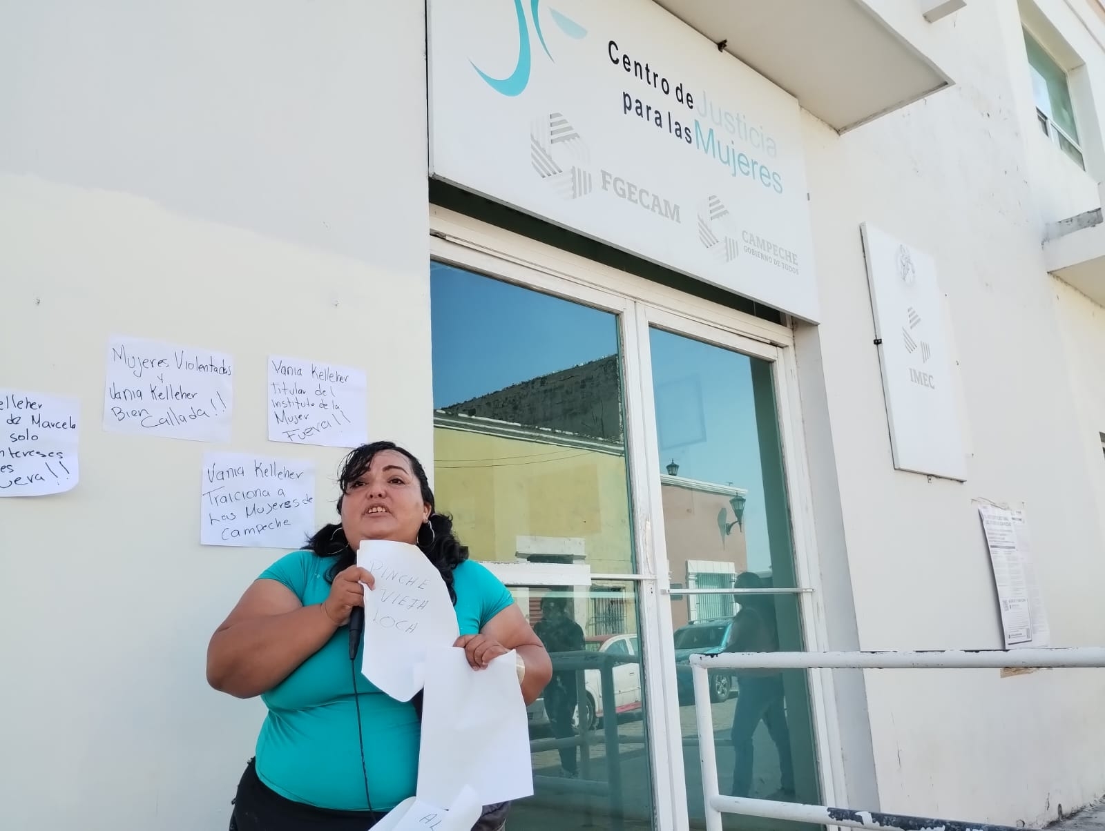 La mujer señaló que el Instituto de la Mujer en Campeche no ha sido eficiente con su titular