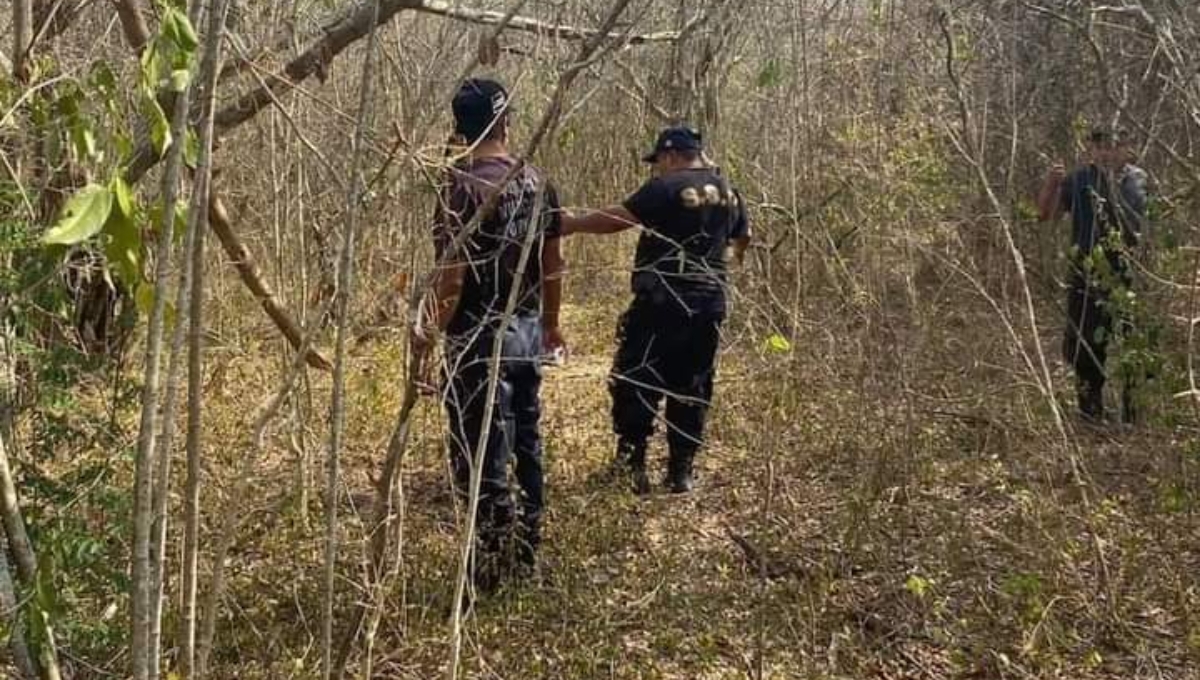 Policías peinan los montes de Cacalchén para localizar al hombre
