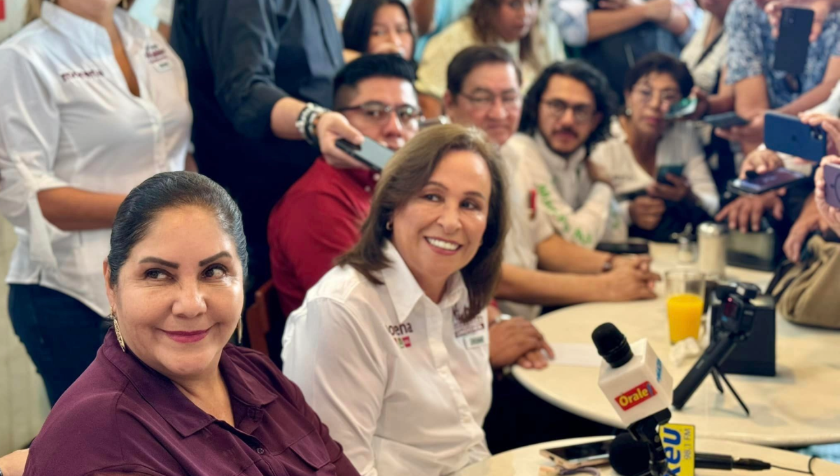 Increpan a Rocío Nahle en una cafetería en Veracruz; "Fuera, fuera", le gritaban