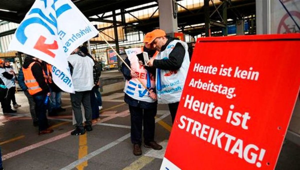 En este 2024 Alemania ha vivido numerosos paros laborales que van desde huelgas ferroviarias hasta paros en el aeropuerto y del transporte en varias ciudades y distritos