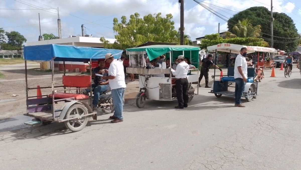 Instituto del Transporte niega concesiones a mototaxis en Escárcega, Campeche