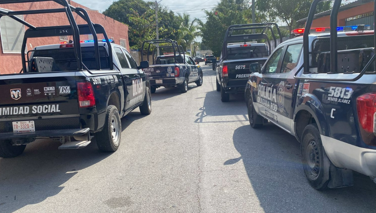 Caen dos presuntos asaltantes en el fraccionamiento Lombardo Toledano en Cancún
