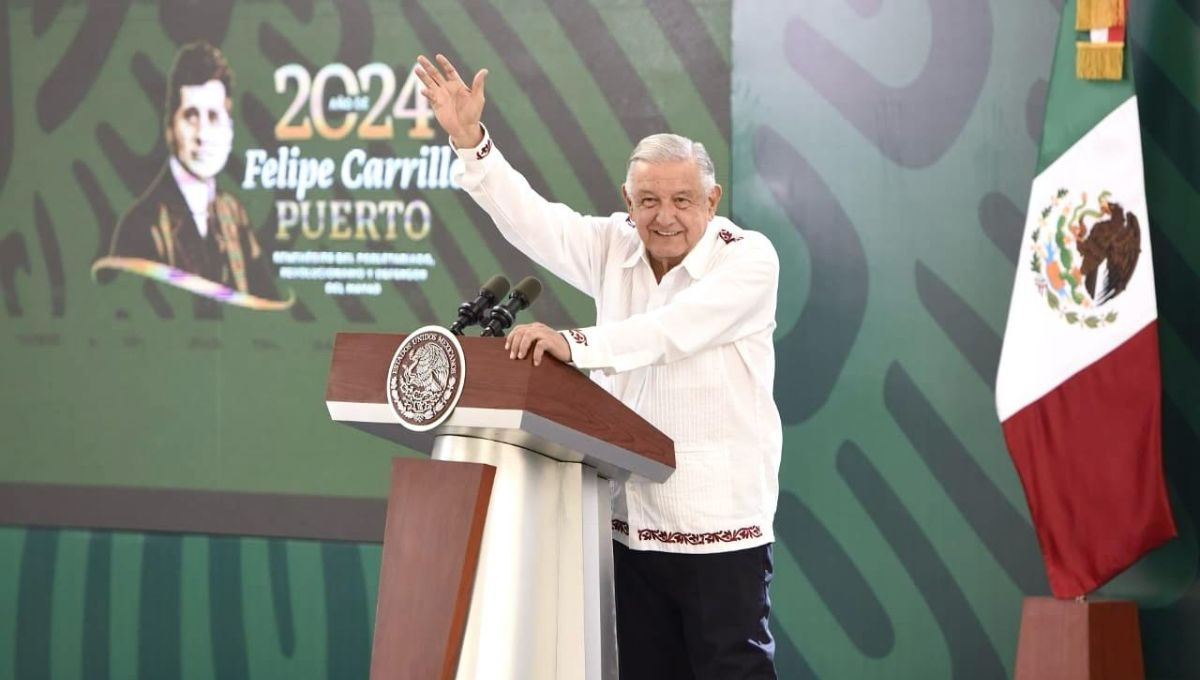Andrés Manuel López Obrador encabeza este viernes 8 de marzo, la conferencia mañanera, en esta ocasión desde Morelia, Michoacán