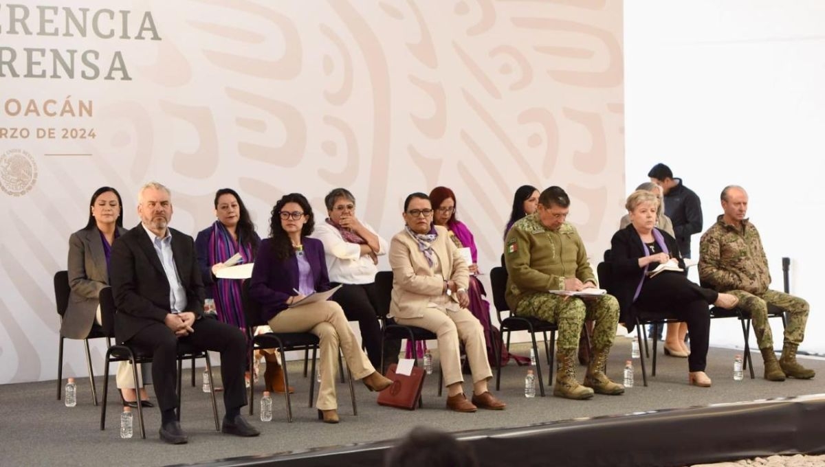 Rosa Icela Rodríguez destacó el papel de las mujeres en el primer gabinete paritario del país y recordó la lucha por el respeto a los derechos y por la igualdad sustantiva