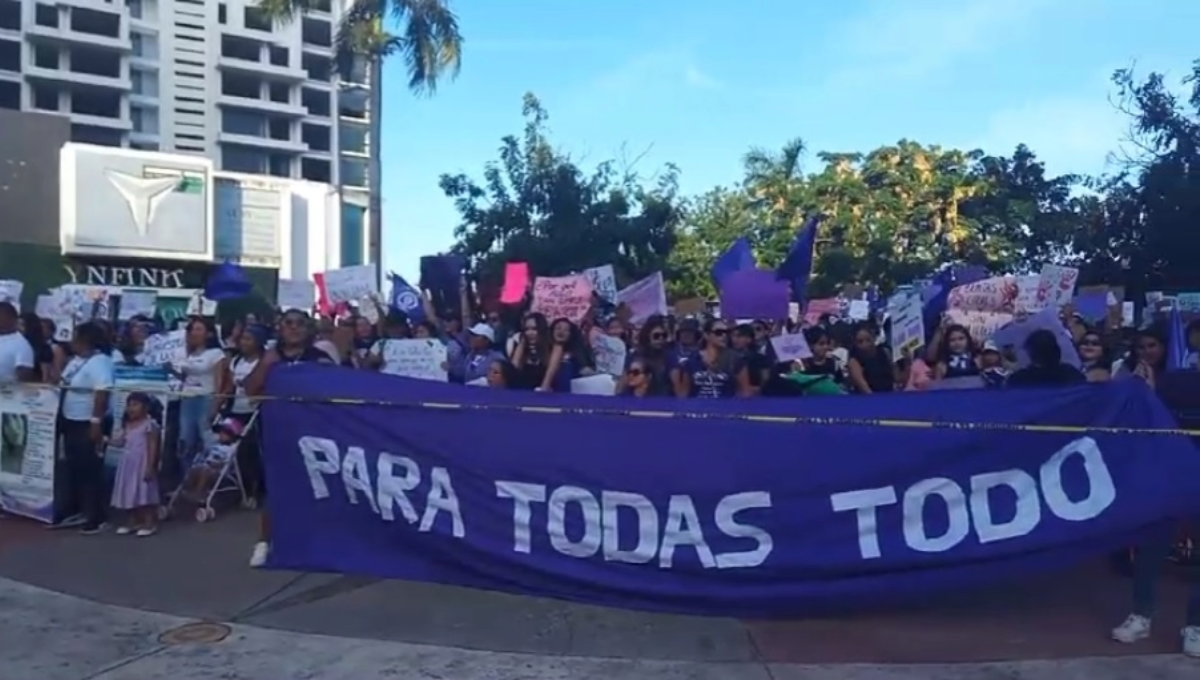 Colectivos de Cancún piden justicia por las víctimas de feminicidio