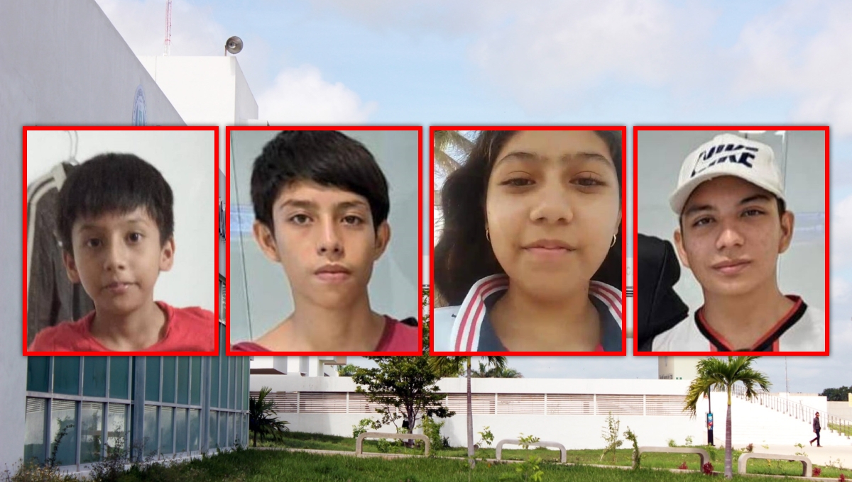 Activan la Alerta Amber en Yucatán por la desaparición de cuatro hermanos en Mérida