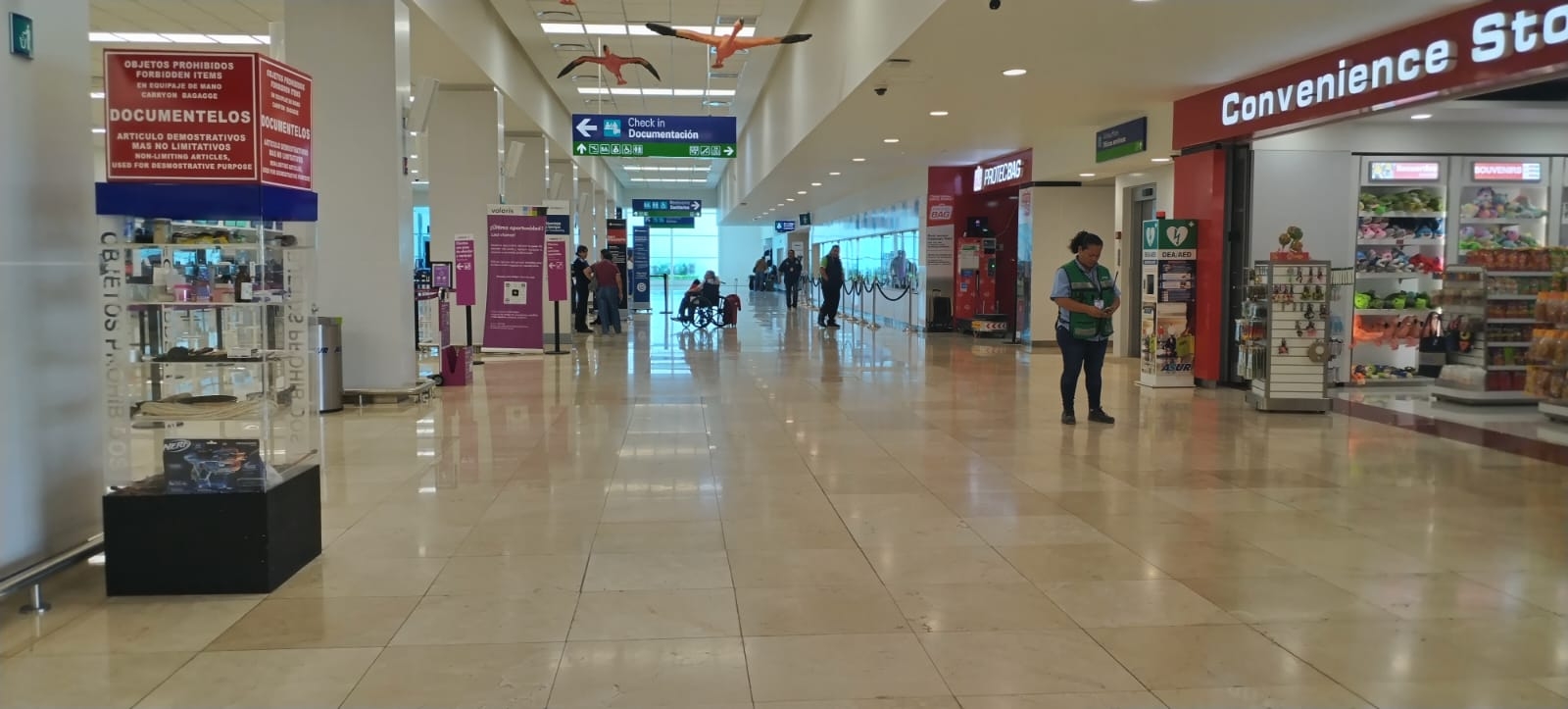 La afluencia en el aeropuerto de Mérida ha disminuido