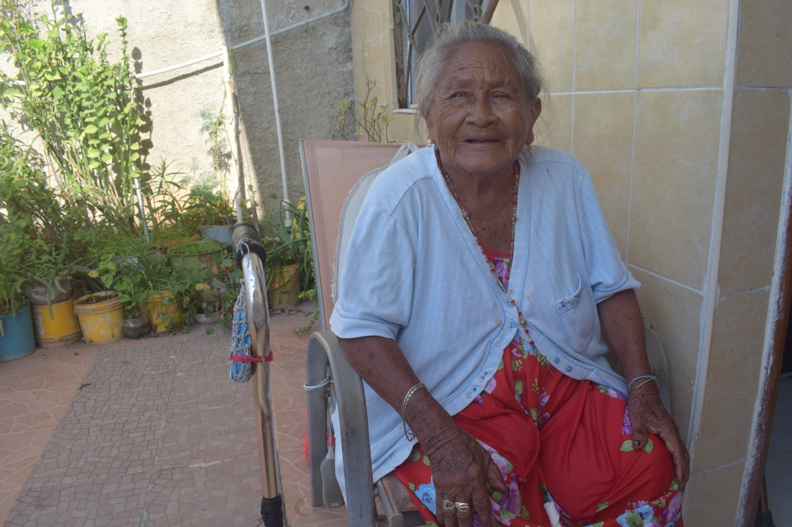 María Chávez Huchim recordó sus años de infancia y juventud hasta llegar a vivir a Progreso