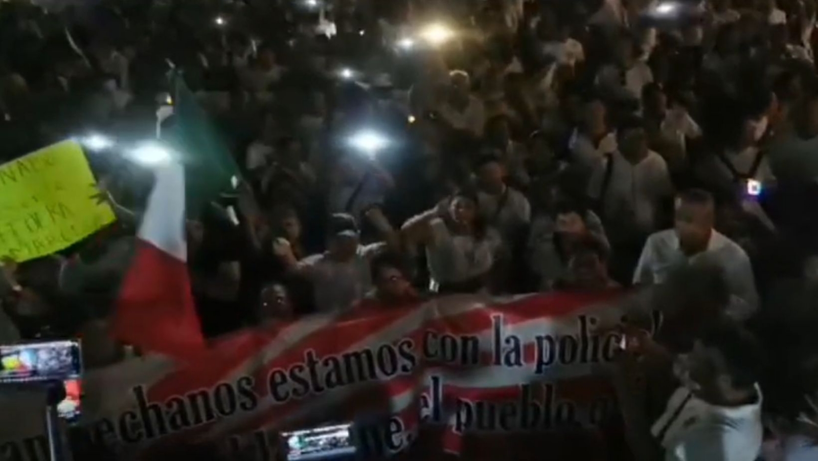 Megamarcha ciudadana en contra de la secretaria de seguridad de Campeche