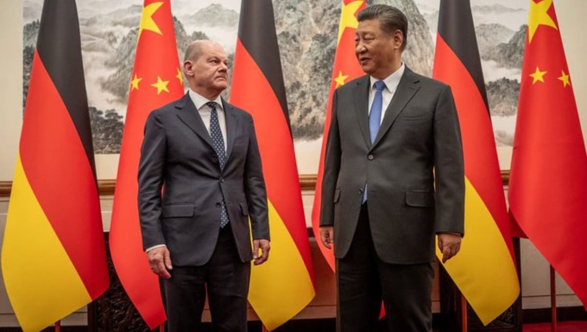 Olaf Scholz se reúne en Pekín coin Xi Jinping para buscar contribuir a la paz en Ucrania