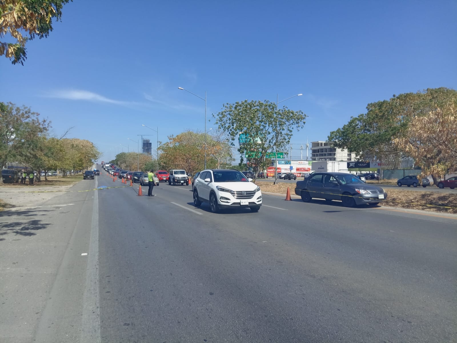 La conductora no pudo frenar, provocando que atropellara al hombre en el Periférico de Mérida