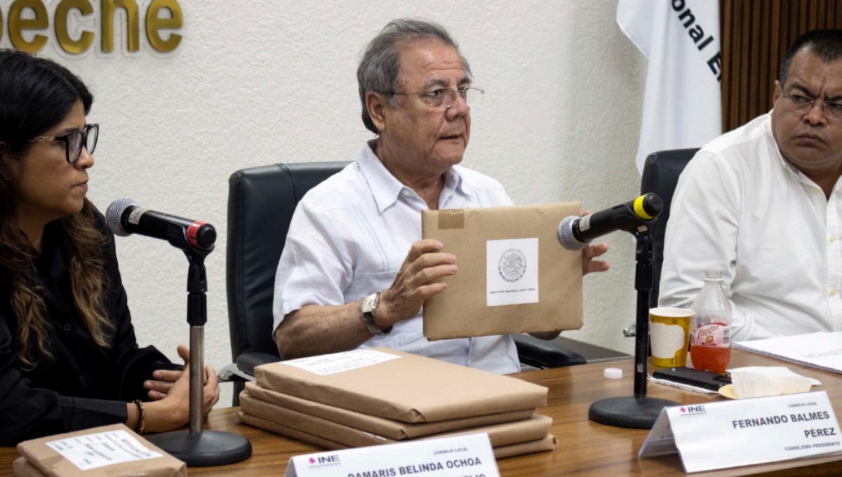 INE Campeche recibe 96 boletas para el voto de personas en prisión preventiva
