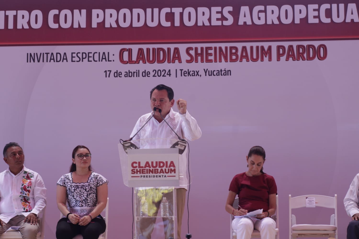 Joaquín Díaz Mena promete impulsar al sector agropecuario de Yucatán