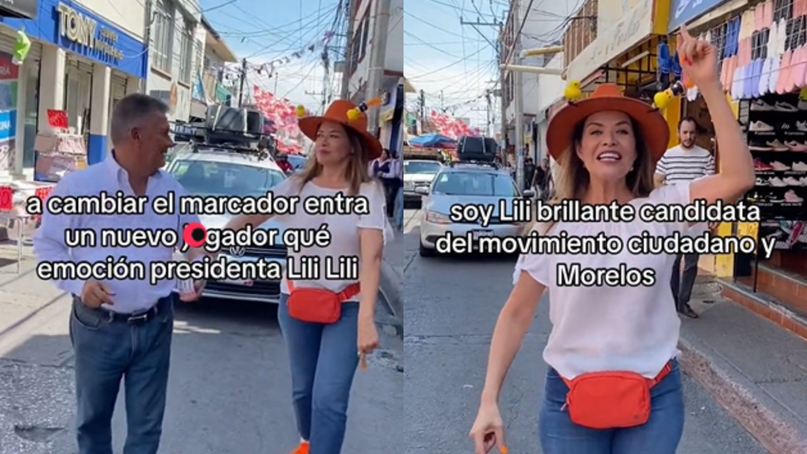 Lili Brillanti se lanza por la Alcaldía de Cuautla y se roba canción de Máynez: VIDEO