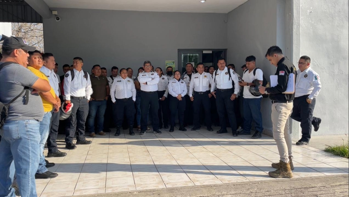 La manifestación de la Policía de Campeche cumple 18 días de iniciar