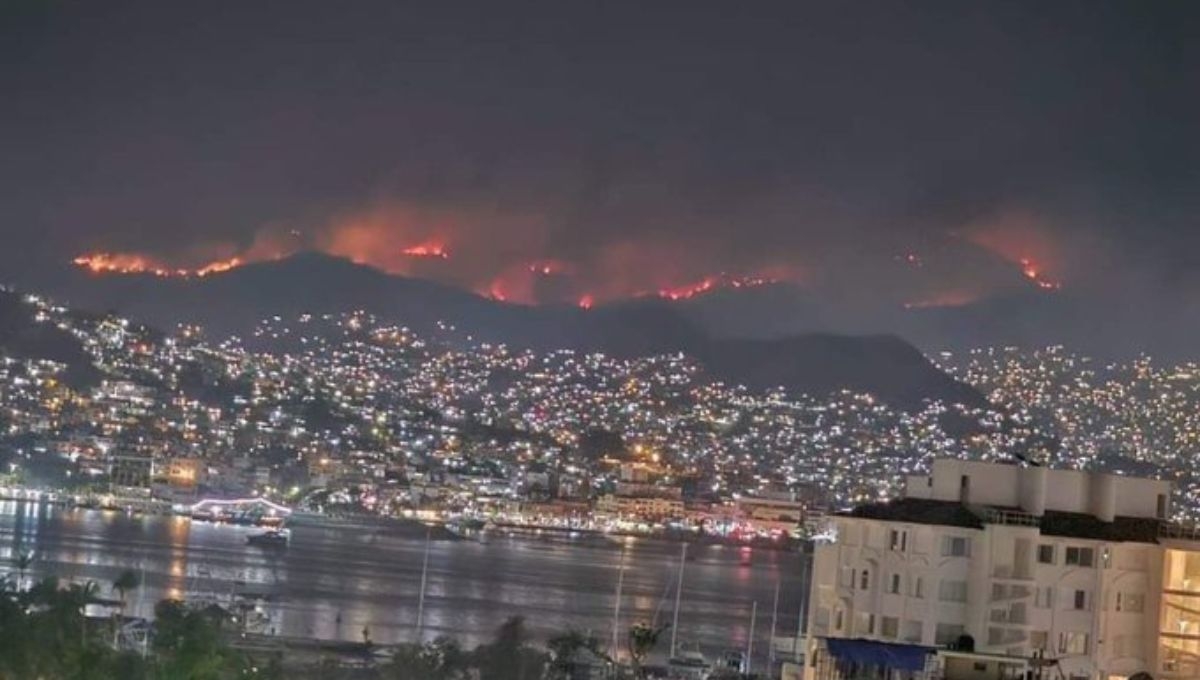 Suspenden clases en Acapulco y Chilpancingo por incendios forestales y alta contaminación