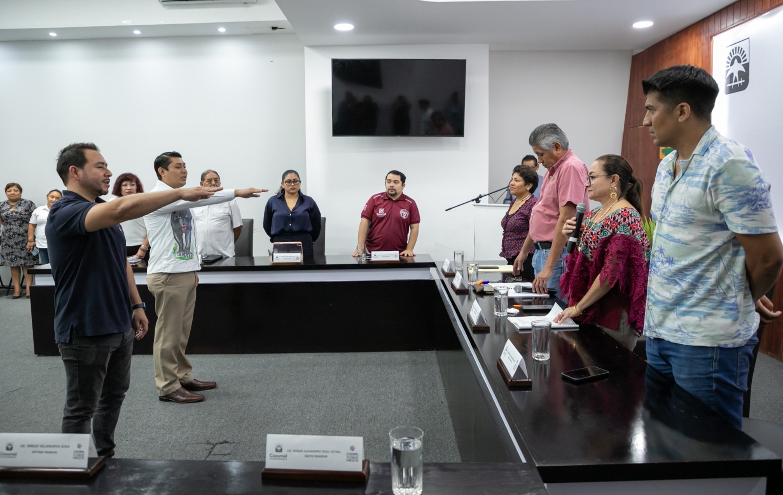 Emilio Villanueva Sosa asumió como Séptimo Regidor en el Ayuntamiento de Cozumel