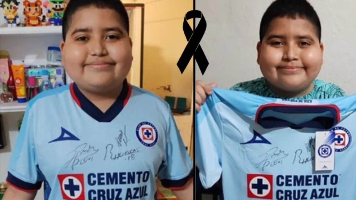 Pequeño José Armando recibe emotiva despedida por parte de aficionados del Cruz Azul