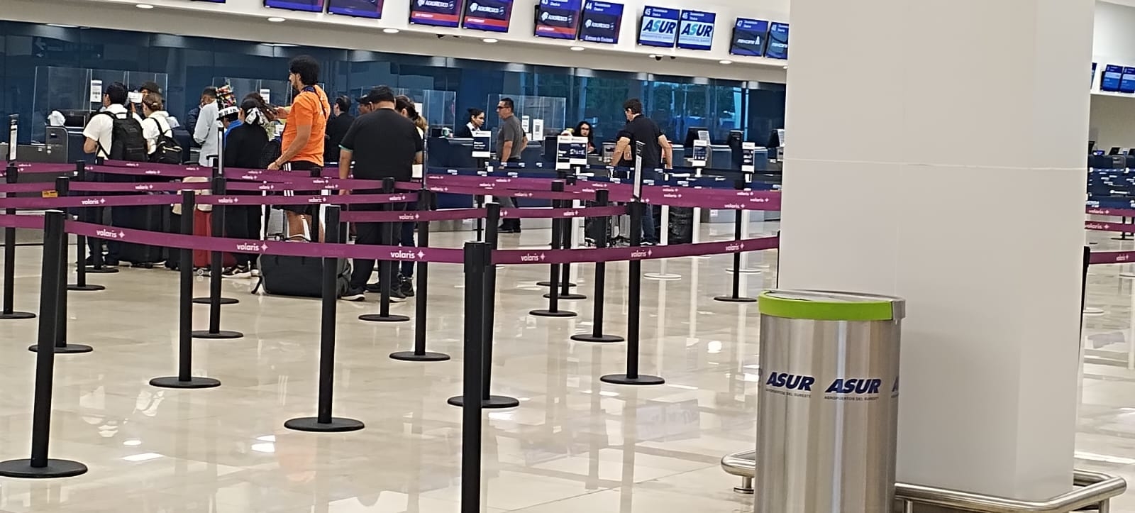 Aeropuerto de Mérida opera con siete vuelos retrasados hasta por cinco horas