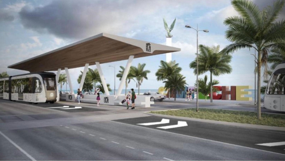 Tren ligero en Campeche: presentan proyecto que conectará con la estación del Tren Maya