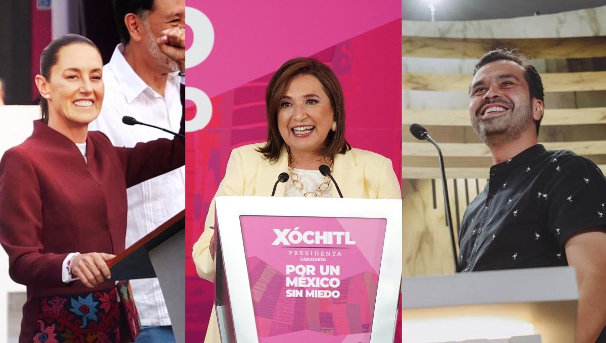 Claudia Sheinbaum, Xóchitl Gálvez y Jorge Álvarez Máynez estarán en el segundo debate presidencial