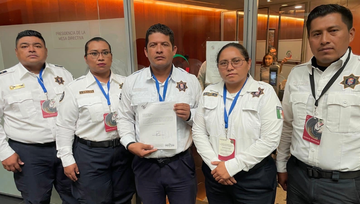 Policías cesados de Campeche podrían ir a la cárcel por usar uniforme de la SPSC