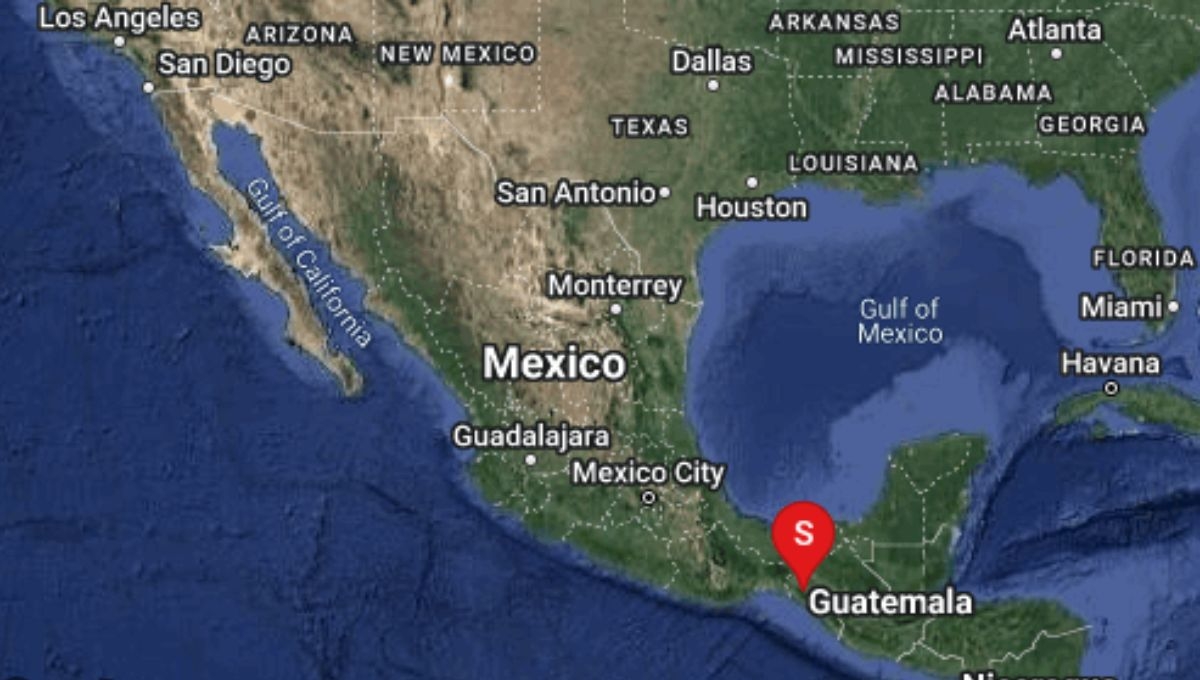 Esta fue la ubicación exacta del sismo en Chiapas