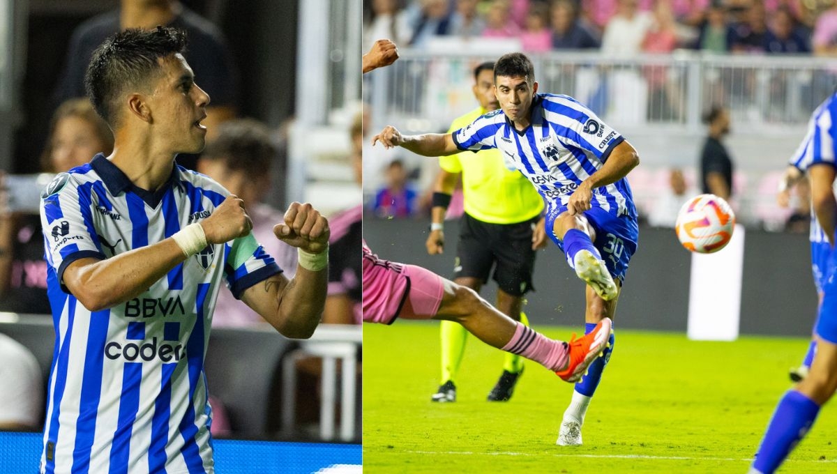 Maxi Meza y 'Corcho' Rodríguez, los goleadores de Monterrey ante Inter Miami