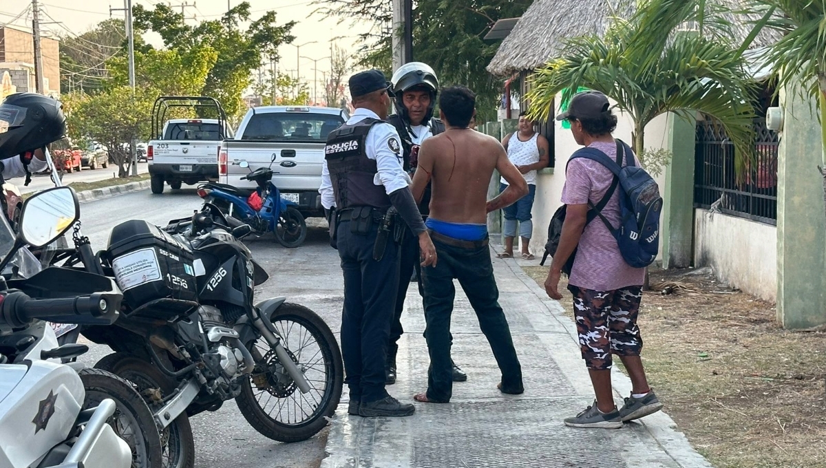 Riña entre ebrios termina con un hombre apuñalado en Campeche