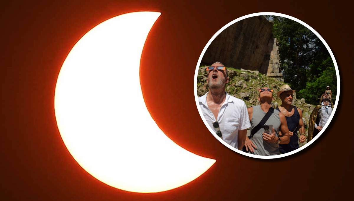 Así se verá el Eclipse Solar 2024 desde la Península de Yucatán