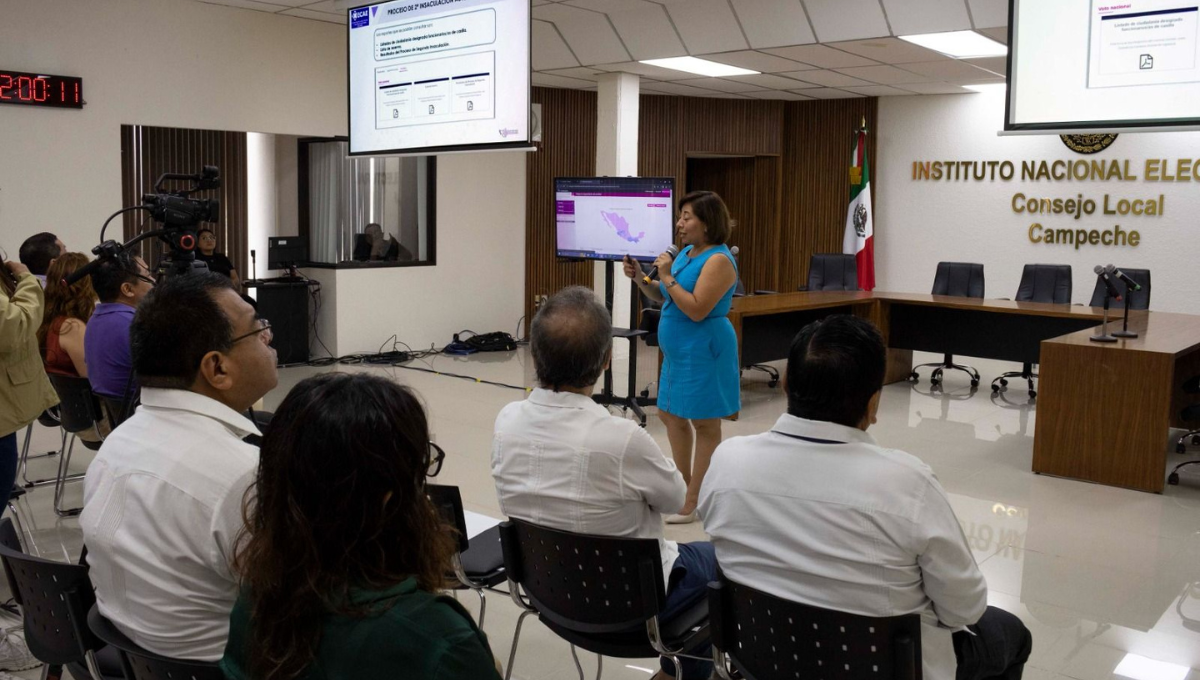 INE Campeche avala a 5 mil 562 ciudadanos que serán funcionarios de casilla