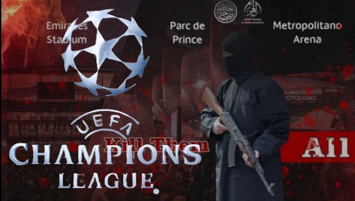Alerta terrorista en la Champions League: Grupo islámico amenaza con atacar en cuatro estadios