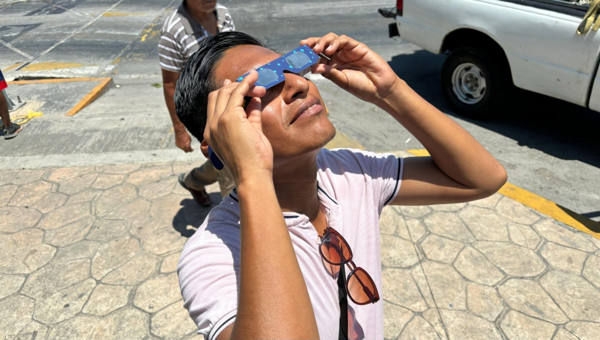 Así se vivió el Eclipse Solar en Campeche