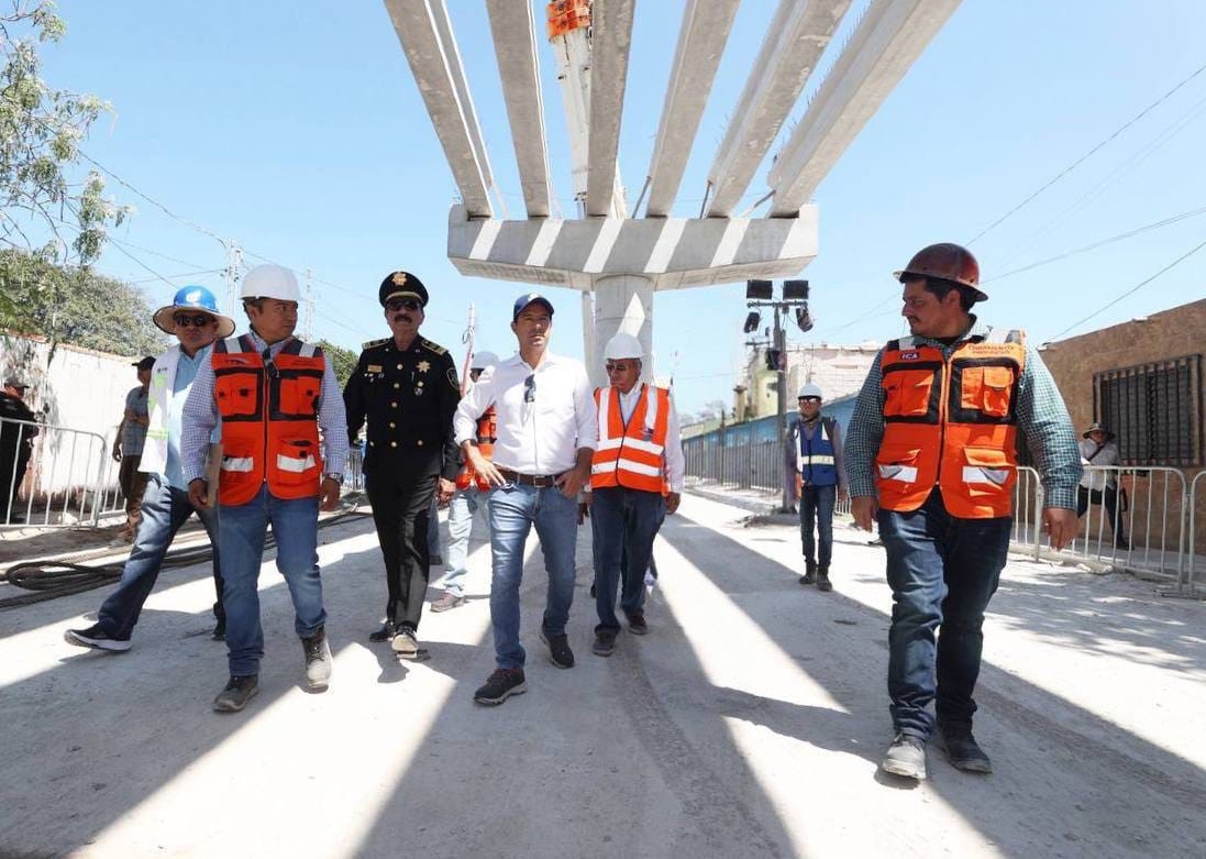 Avanza construcción del Viaducto Elevado de Progreso sin pausa