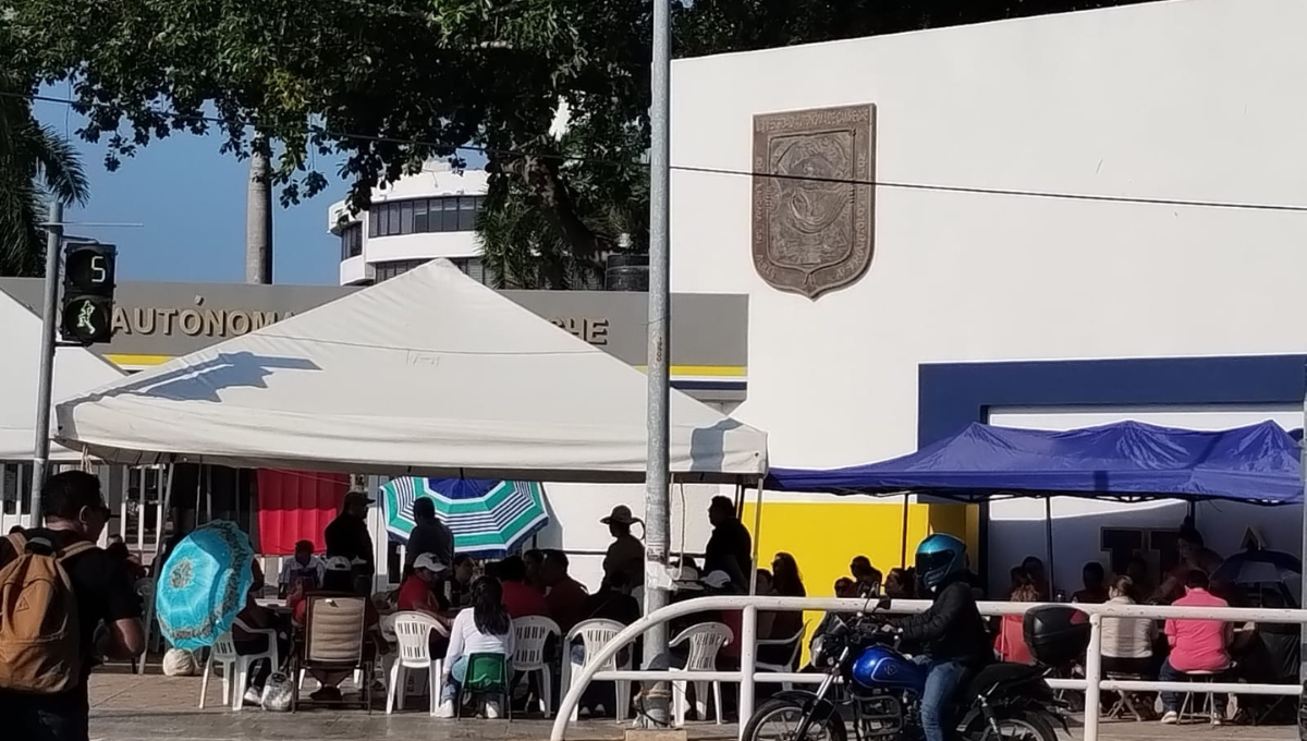 Huelga en la universidad de Campeche cumple 24 horas