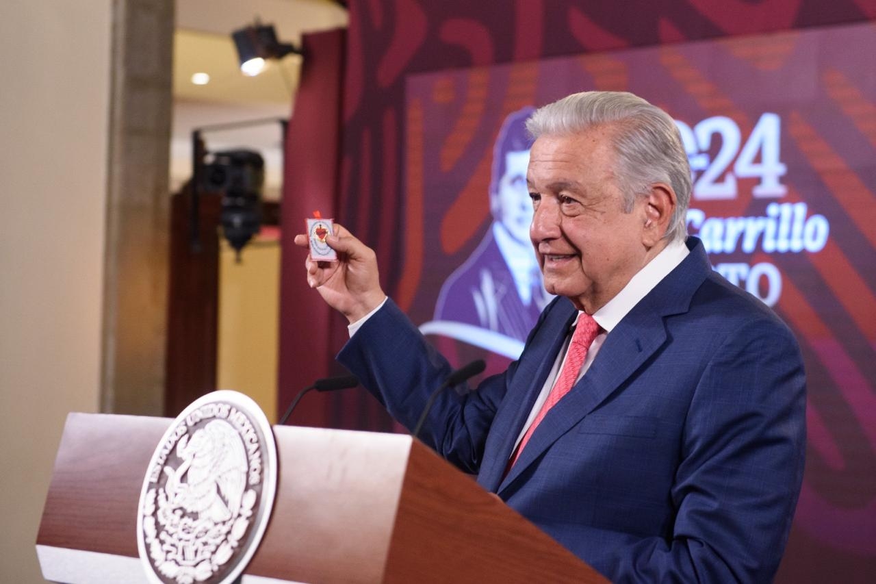 Andrés Manuel López Obrador encabeza este miércoles 1 de mayo, la conferencia mañanera desde Palacio Nacional