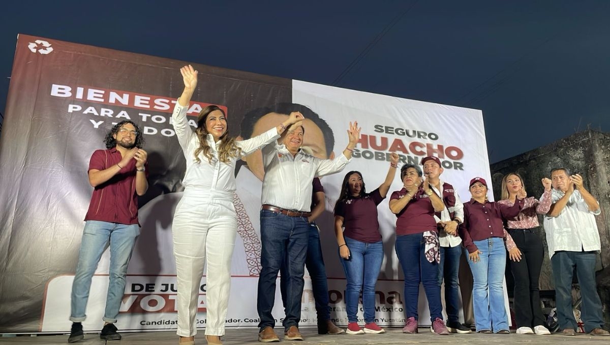 Más de mil personas recibieron a Joaquín Díaz Mena en Cenotillo