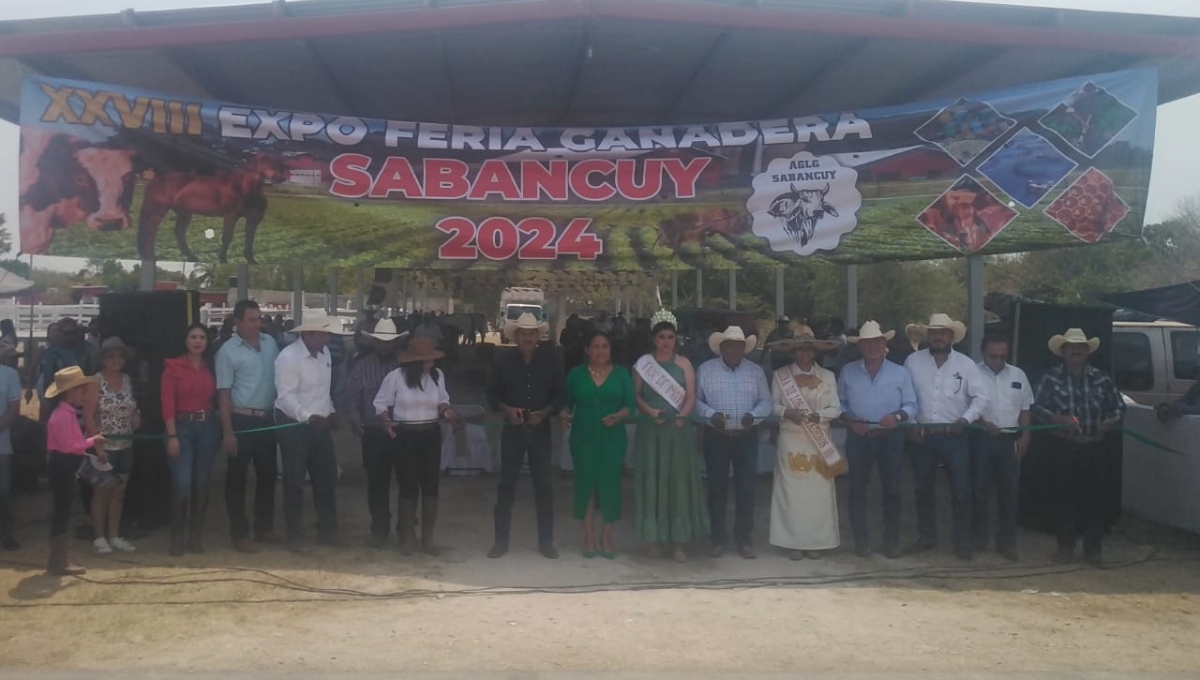 Inauguran la Expo Feria Ganadera 2024 de Sabancuy, Campeche