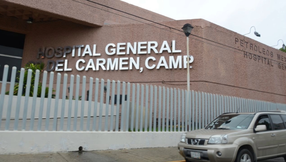 El lesionado fue trasladado al hospital general de Ciudad del Carmen