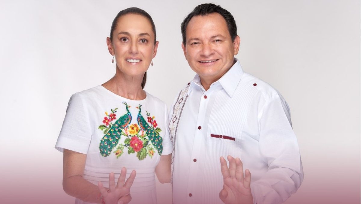 Claudia Sheinbaum asegura que Joaquín Díaz Mena ganó el debate a la gubernatura de Yucatán
