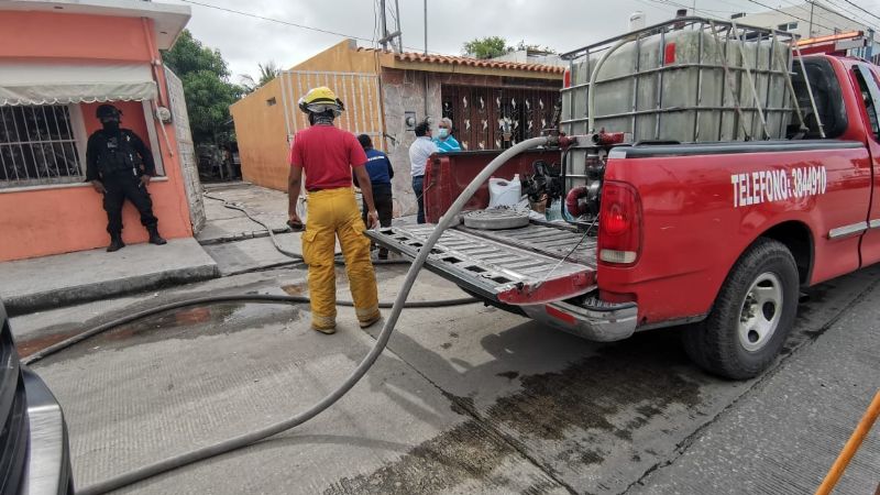 Familia de Ciudad del Carmen se queda sin casa tras incendio
