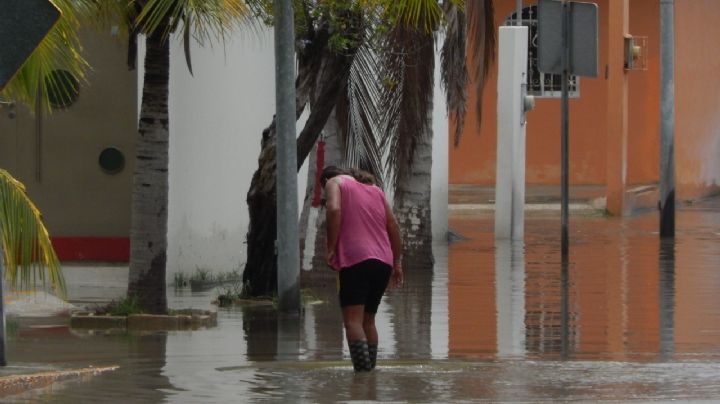 Frente Frío número 4 deja inundaciones en Ciudad del Carmen