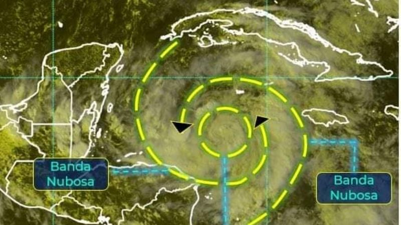 Surge la Depresión Tropical 28 frente a las costas de Quintana Roo