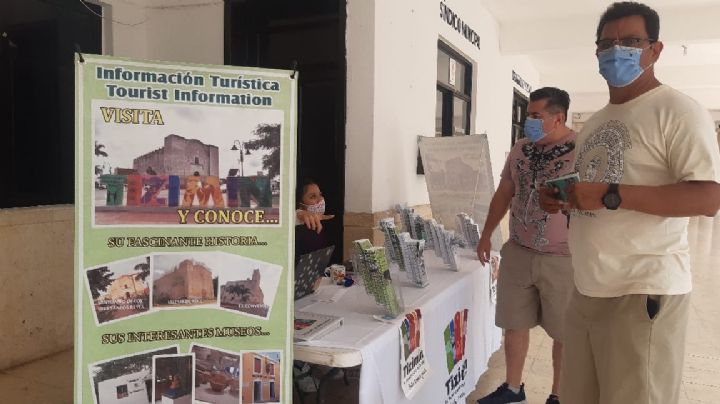 Visitantes comienzan a acudir al Módulo de Atención Turística de Tizimín