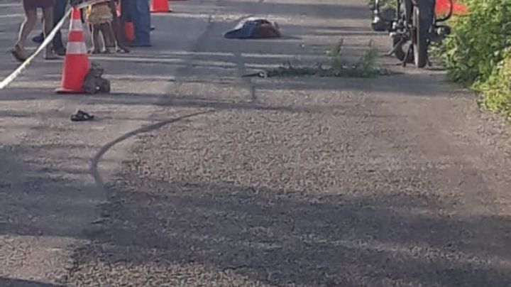 Fallece mujer al caer de una moto en la carretera Popolnah-Tizimín